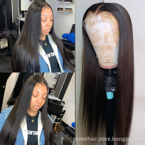 Best Hd Lace Wig Vendor Virgin Human Hair Wig Lacewig For Black Women 100% Raw Indian Human Hair Lace Front Wig